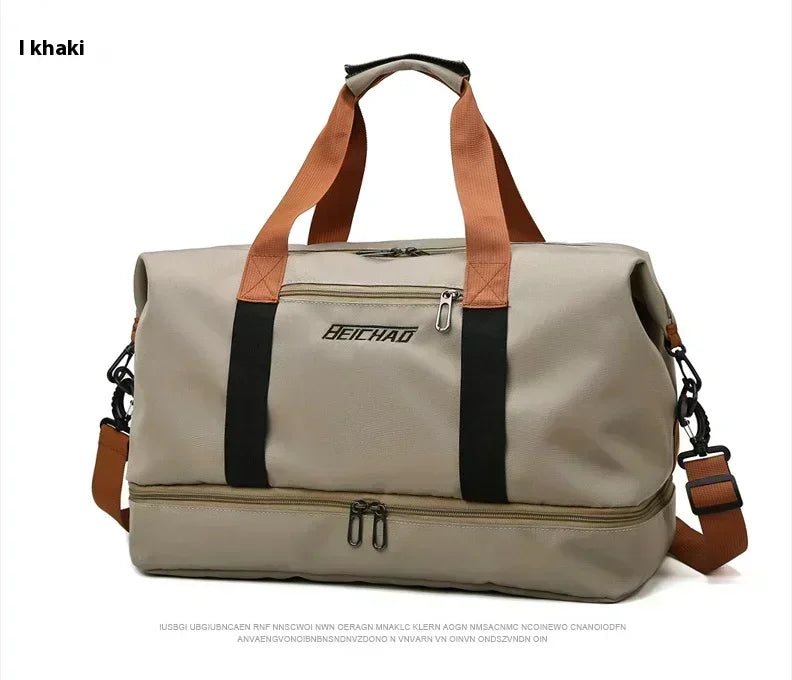 Large Capacity Travel Gym Bag Short-distance Luggage Portable Fitness Bags Shoulder Crossbody Handbags Men&