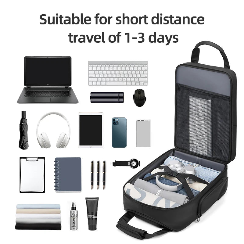 Travel Trolley Business Backpacks Bags for Man Wheeled Backpack Waterproof Backpack On Wheels Luggage Rolling Bags for Boardable