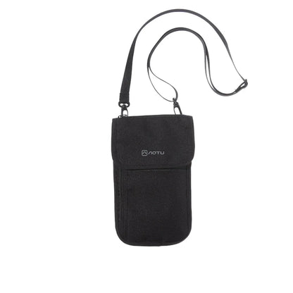 Travel Accessories Travel Wallet Khaki Black Ticket Holder Passport Wallet Nylon Zipper Travel Neck Pouch Certificate Storge