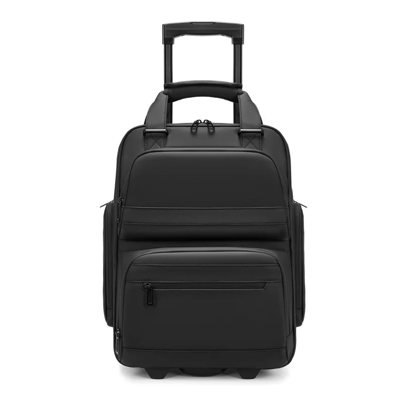 Travel Trolley Business Backpacks Bags for Man Wheeled Backpack Waterproof Backpack On Wheels Luggage Rolling Bags for Boardable