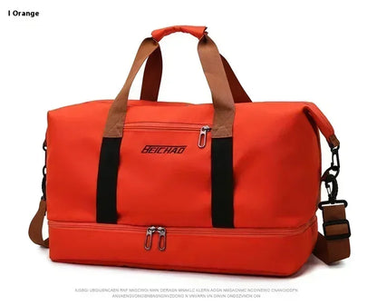 Large Capacity Travel Gym Bag Short-distance Luggage Portable Fitness Bags Shoulder Crossbody Handbags Men&