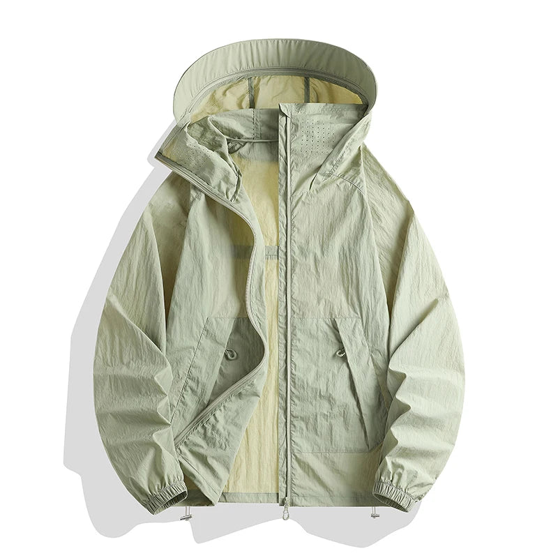 Outdoor Sunscreen Clothing Summer Hiking Jackets UPF50+ Ultraviolet Protection Couple&