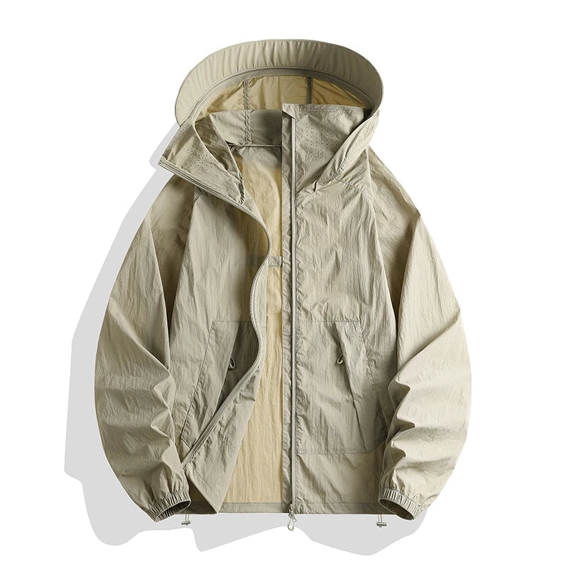 Outdoor Sunscreen Clothing Summer Hiking Jackets UPF50+ Ultraviolet Protection Couple&