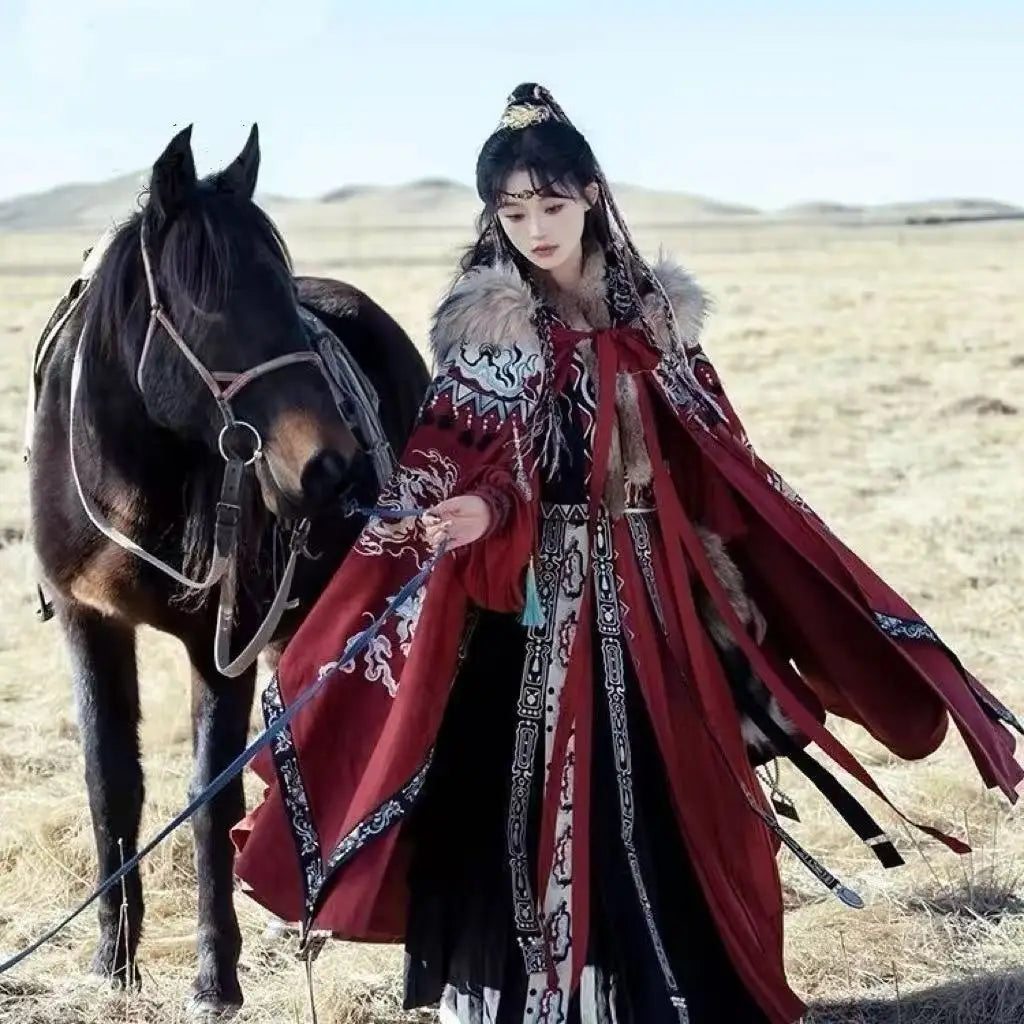 Exotic Tibetan Robe Couples Traditional Chinese Embroided Zang Clothing Vintage Stage Outfits Wedding Travel Photography Suits