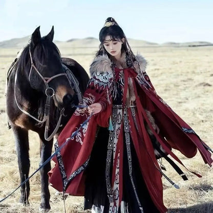 Exotic Tibetan Robe Couples Traditional Chinese Embroided Zang Clothing Vintage Stage Outfits Wedding Travel Photography Suits