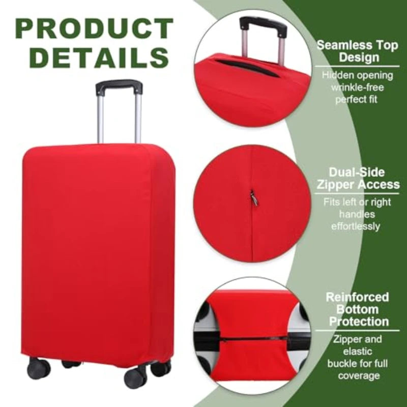 Travel Luggage Suitcase Protective Cover Trolley Case Travel Luggage Dust Cover Travel Accessories Packing Organizer Multi Color