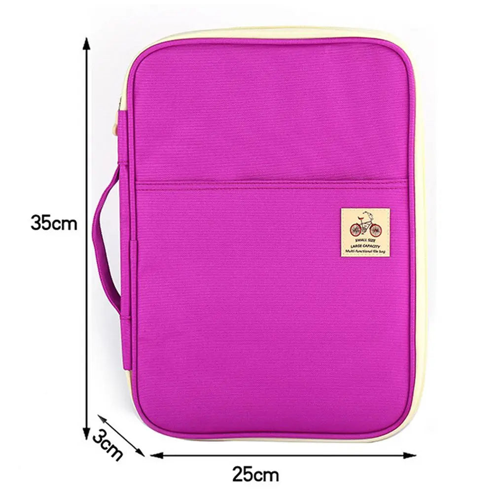 Travel File Organizer A4 Portfolio Conference Package Conference Folder Document Bag