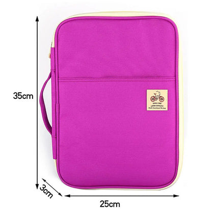 Travel File Organizer A4 Portfolio Conference Package Conference Folder Document Bag