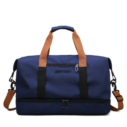 Large Capacity Travel Gym Bag Short-distance Luggage Portable Fitness Bags Shoulder Crossbody Handbags Men&