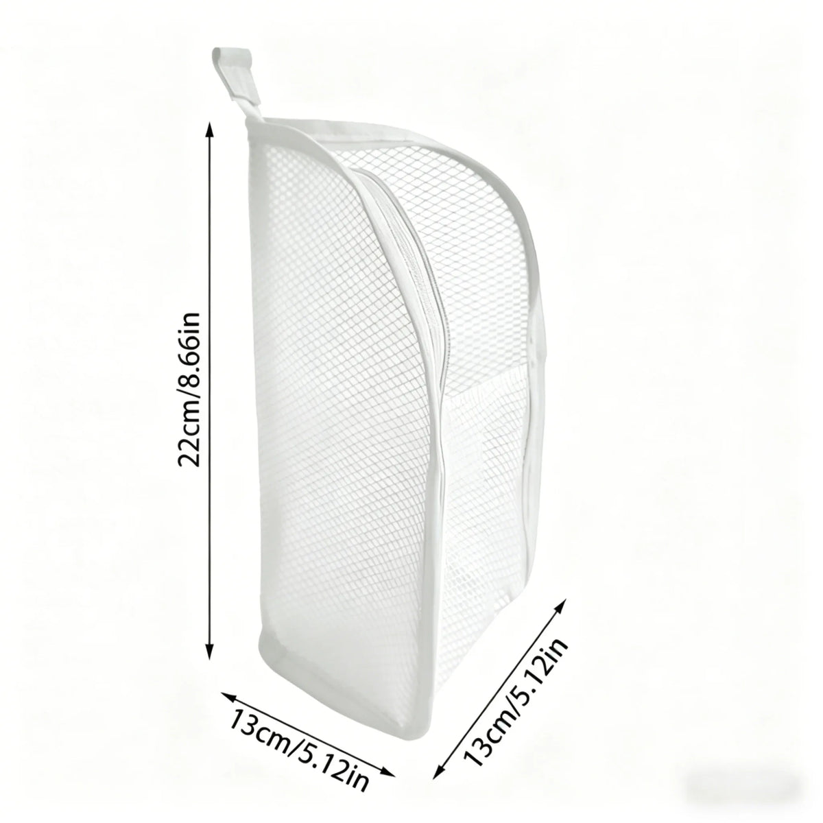 Portable Mesh Standing Toiletry Bag, Lightweight Foldable Clear Hanging Travel Organiser for Toothbrush &amp; Travel