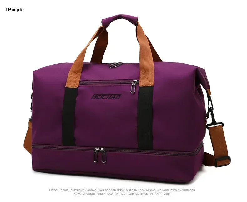 Large Capacity Travel Gym Bag Short-distance Luggage Portable Fitness Bags Shoulder Crossbody Handbags Men&